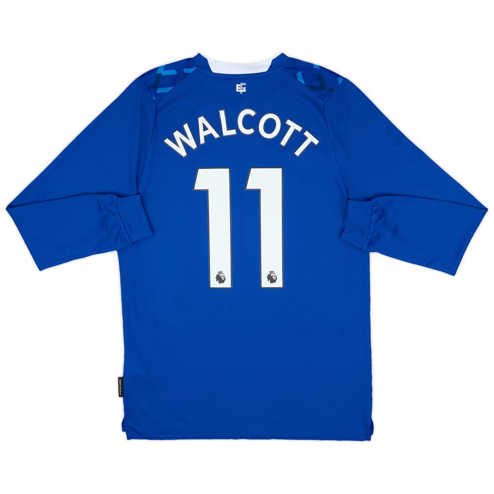 2019-20 Everton Home L/S Shirt Walcott #11 - 10/10 - (S)
