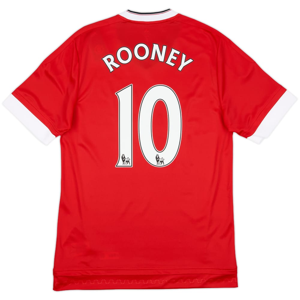 2015-16 Manchester United Player Issue Home Shirt Rooney #10 (M/L)