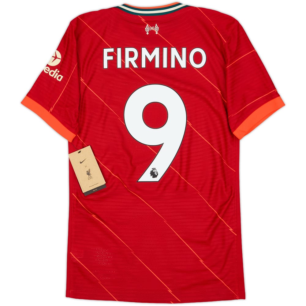 2021-22 Liverpool Authentic Home Shirt Firmino #9 (XS)