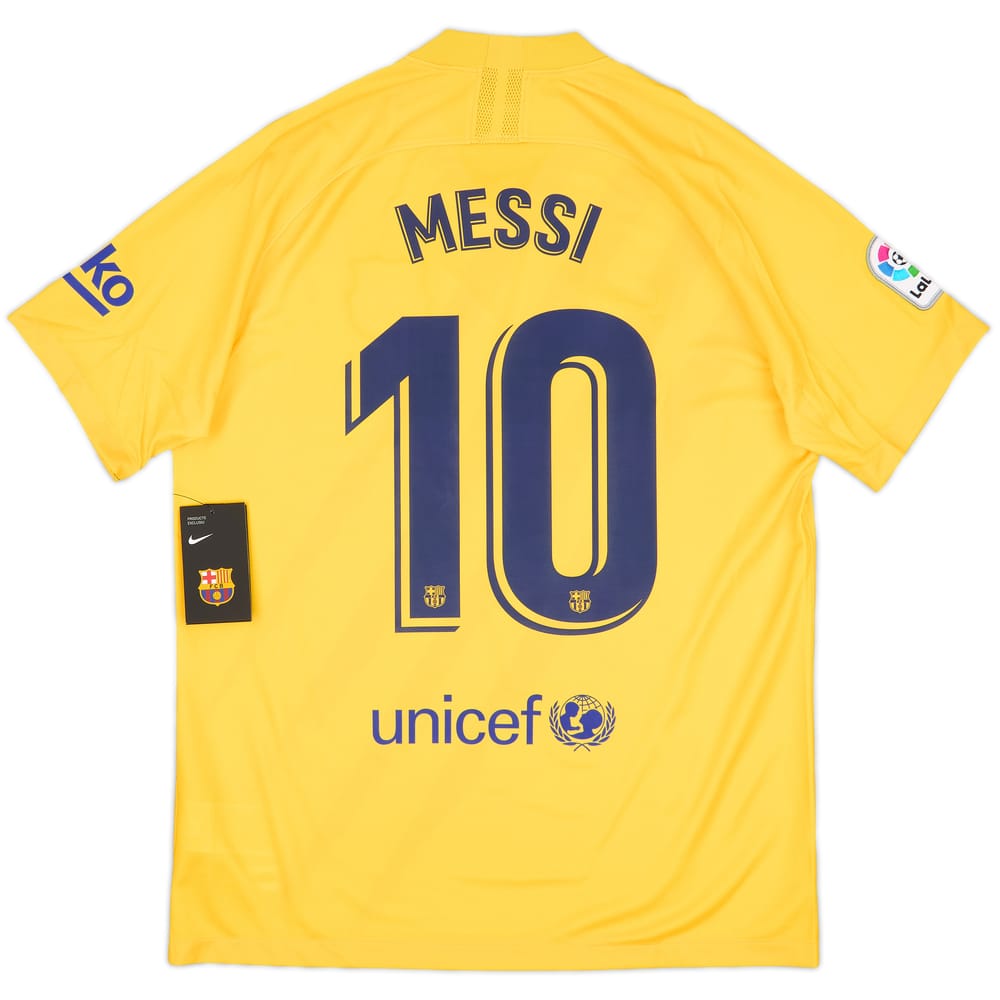 2019-20 Barcelona 'Senyera' Fourth Shirt Messi #10 (L)