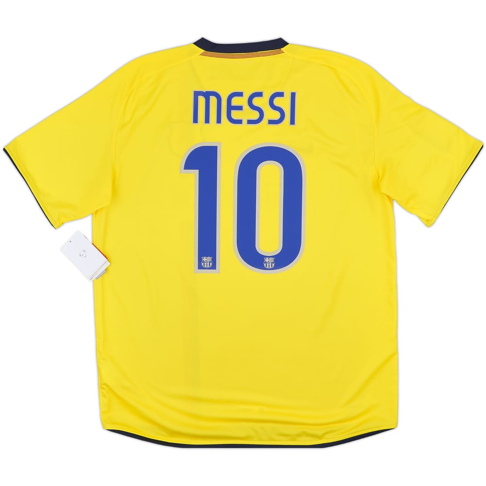 2008-10 Barcelona Away Shirt Messi #10 (L)