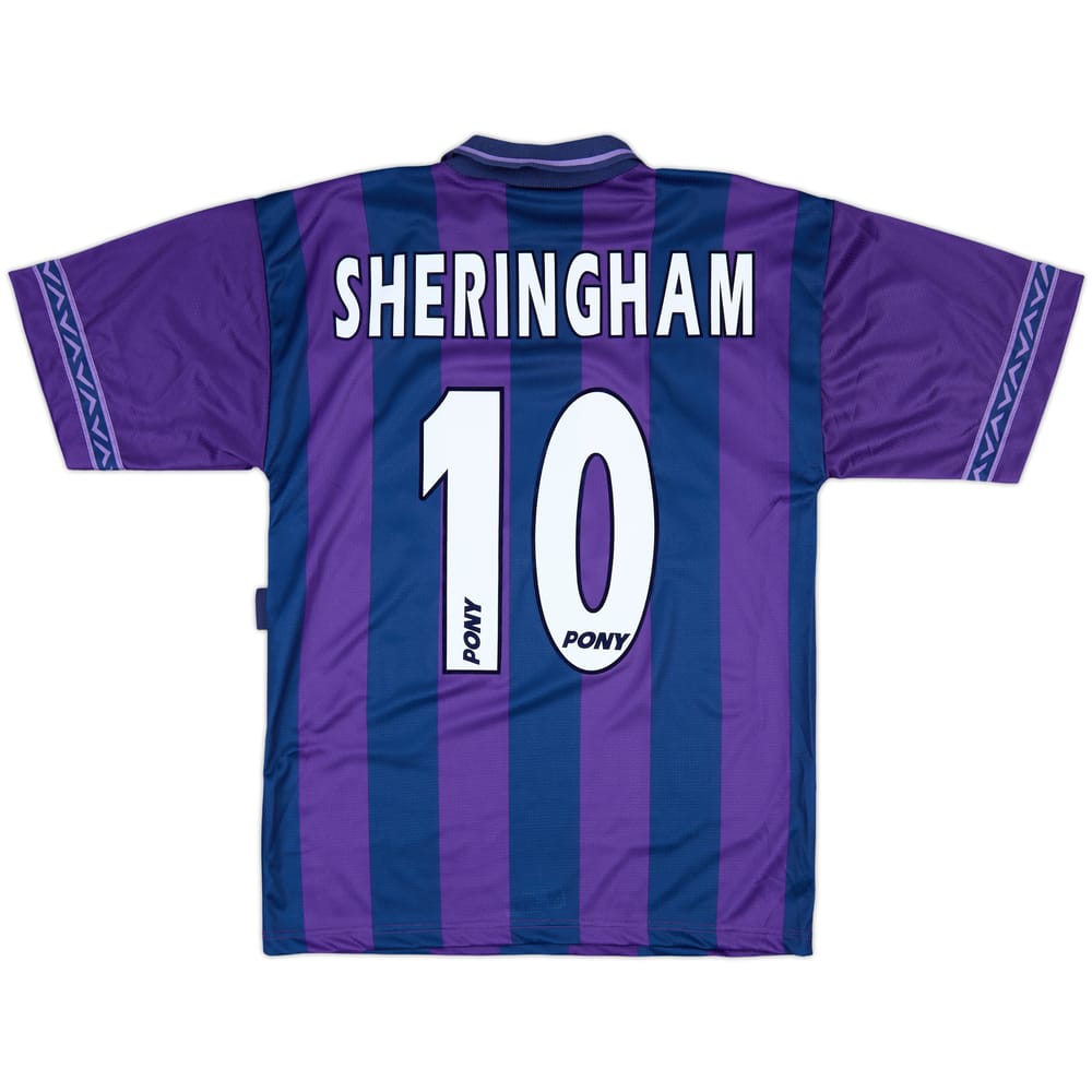 1995-97 Tottenham Away Shirt Sheringham #10 - 9/10 - (S)