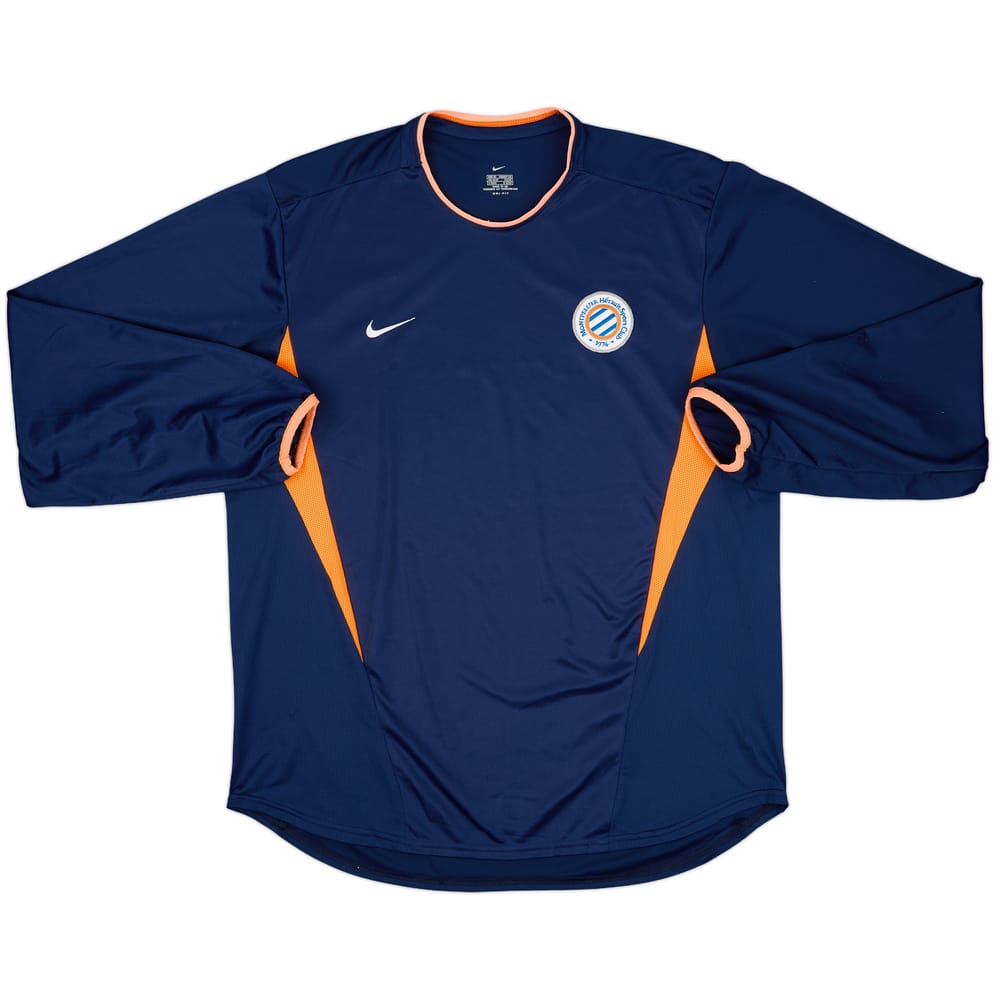 2002-04 Montpellier Home L/S Shirt - 8/10 - (XL)