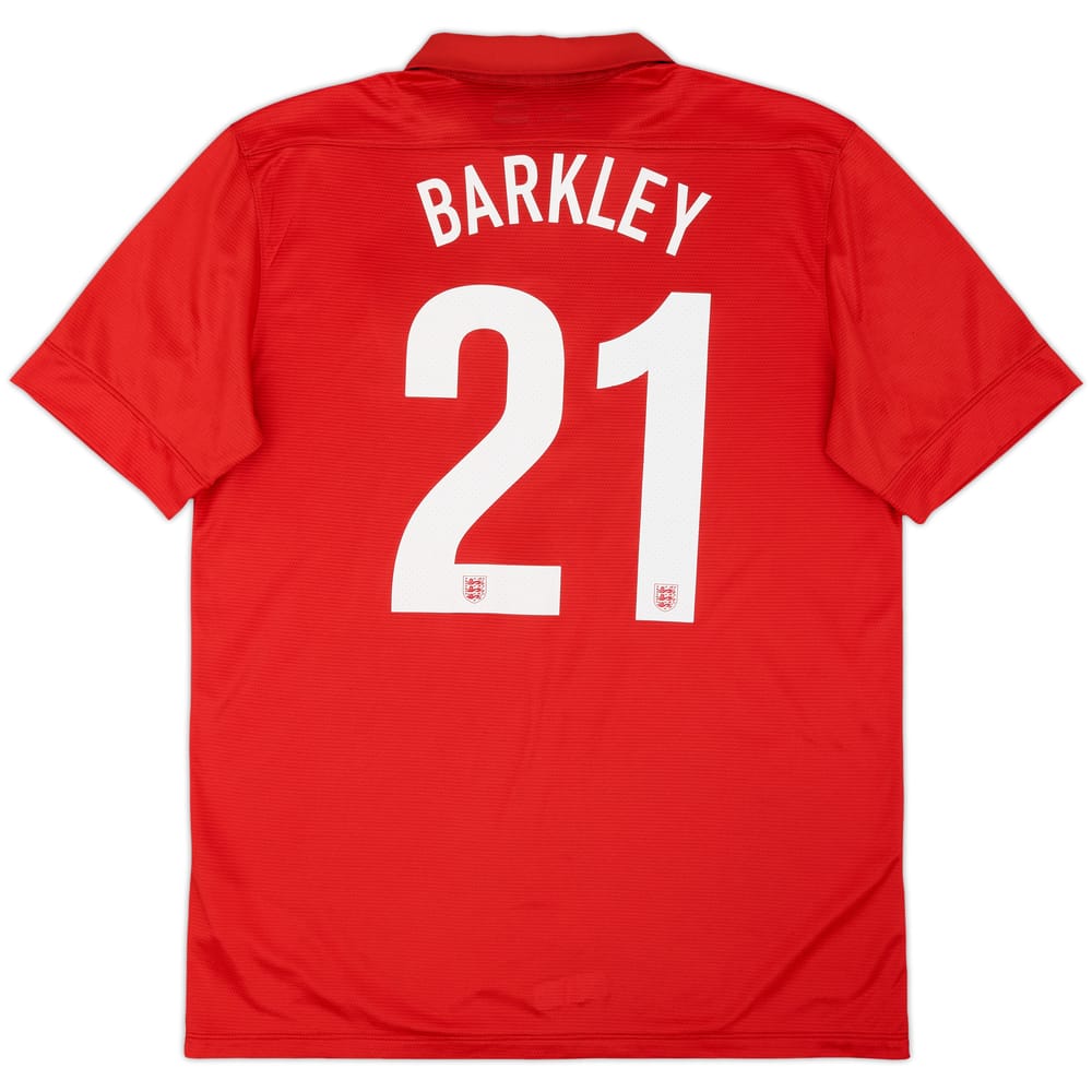 2013 England Away 150th Anniversary Shirt Barkley #21 - 7/10 - (L)