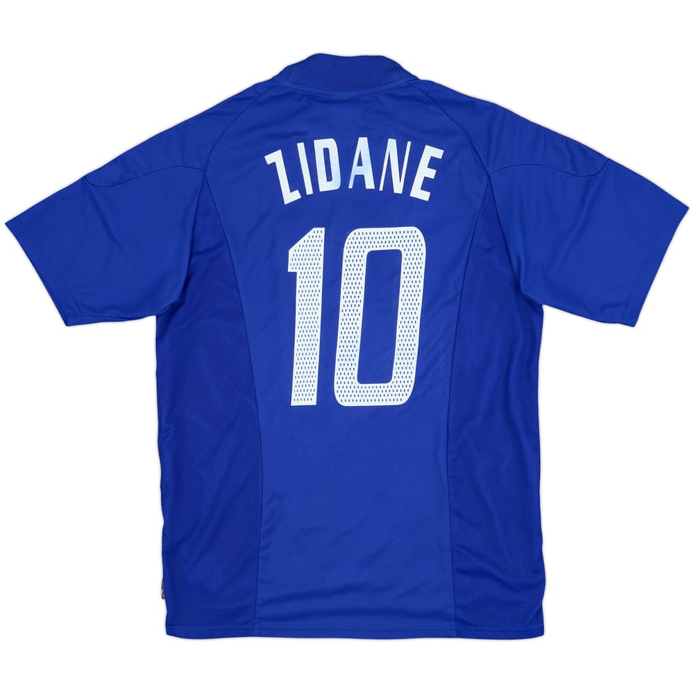 2002-04 France Home Shirt Zidane #10 - 5/10 - (M)