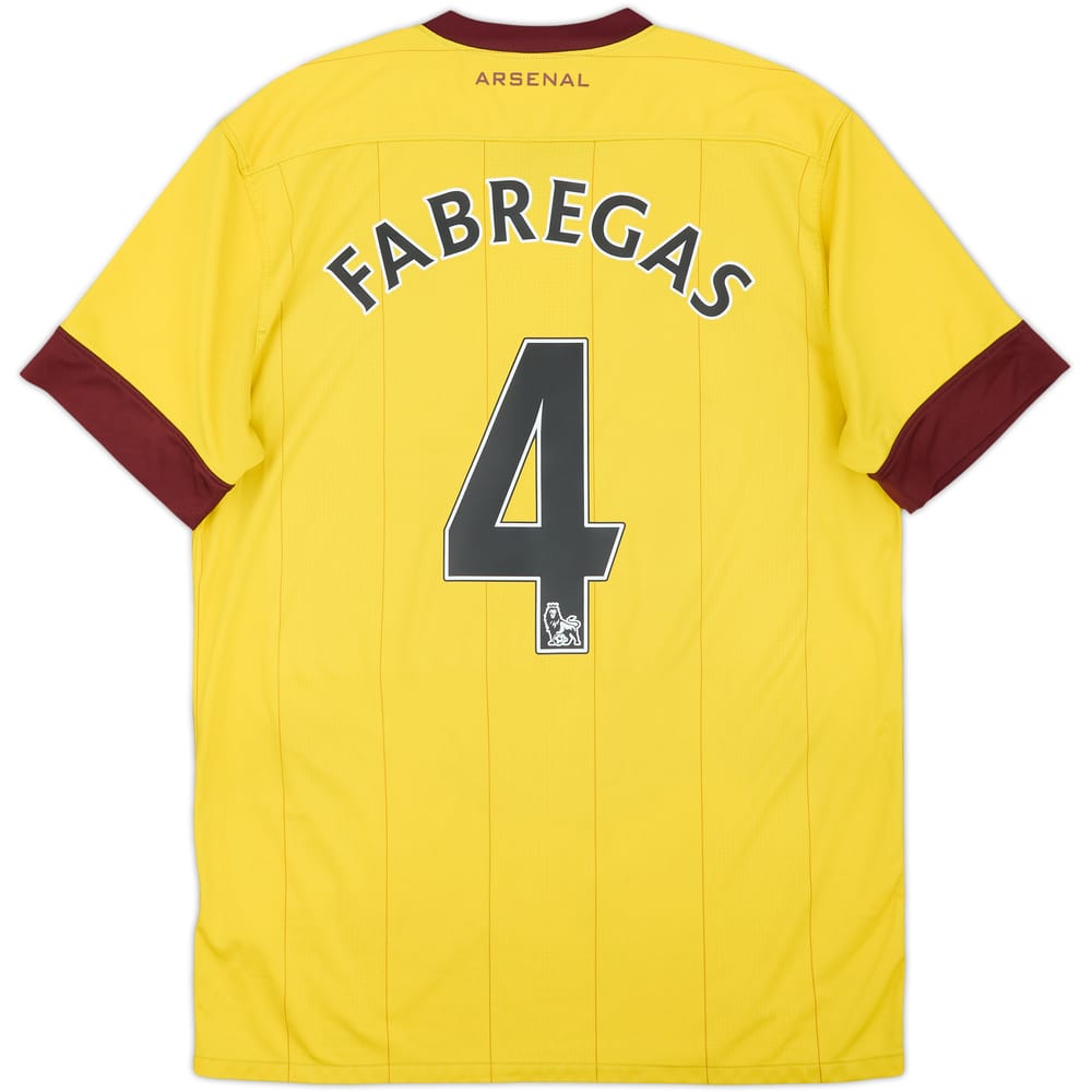 2010-13 Arsenal Away Shirt Fabregas #4 - 6/10 - (M)