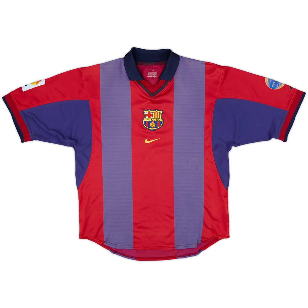 2000-01 Barcelona Home Shirt - 5/10 - (M)