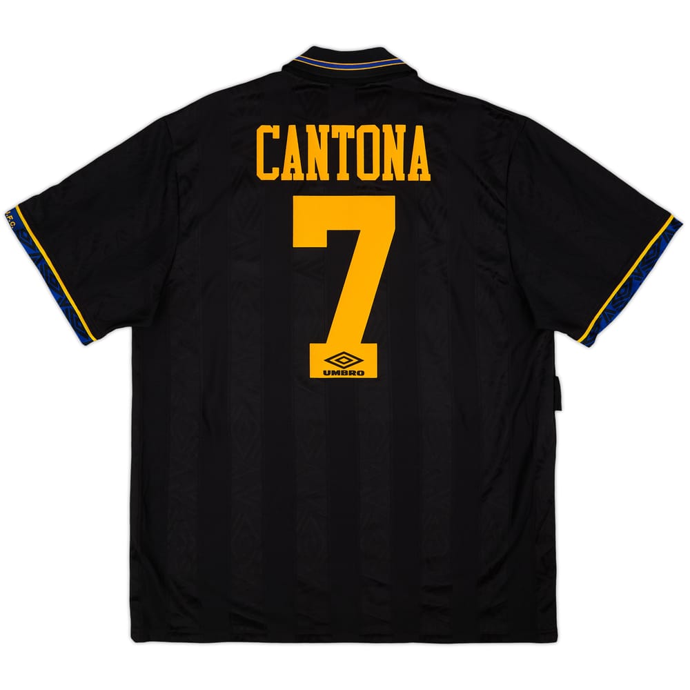 1993-95 Manchester United Away Shirt Cantona #7 - 8/10 - (XL)