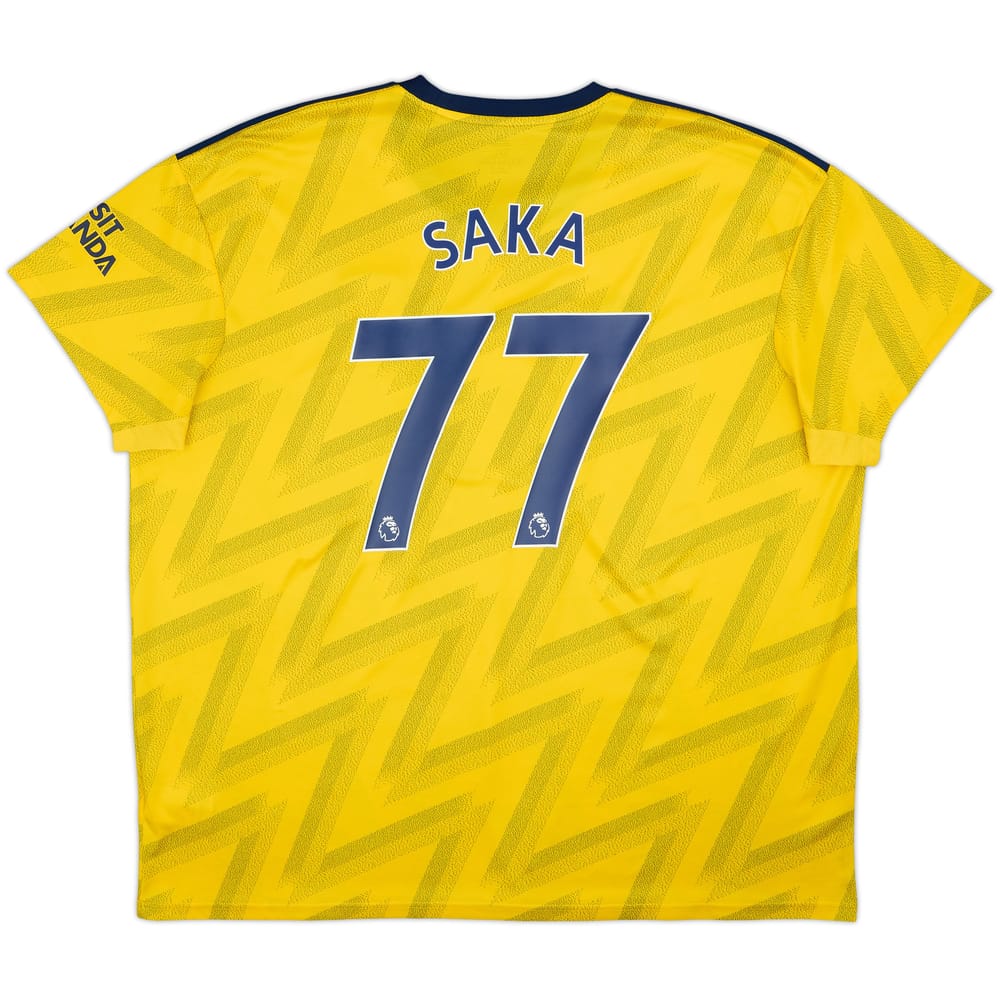 2019-20 Arsenal Away Shirt Saka #77 - 7/10 - (3XL)