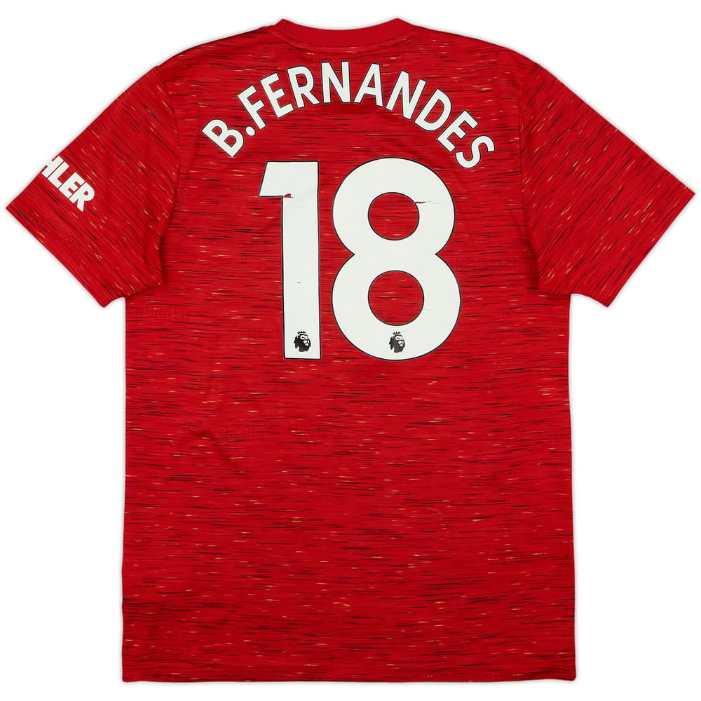 2020-21 Manchester United Home Shirt B.Fernandes #18 - 5/10 - (M)