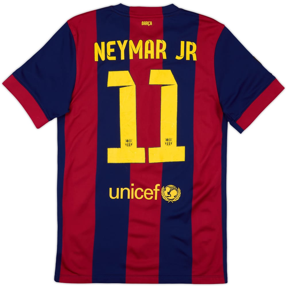 2014-15 Barcelona Home Shirt Neymar Jr #11 - 5/10 - (S)