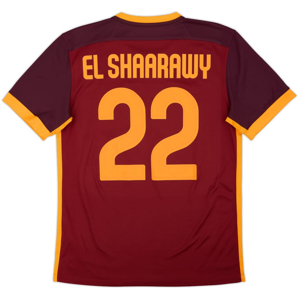 2015-16 Roma Home Shirt El Shaarawy #22 - 10/10 - (M)