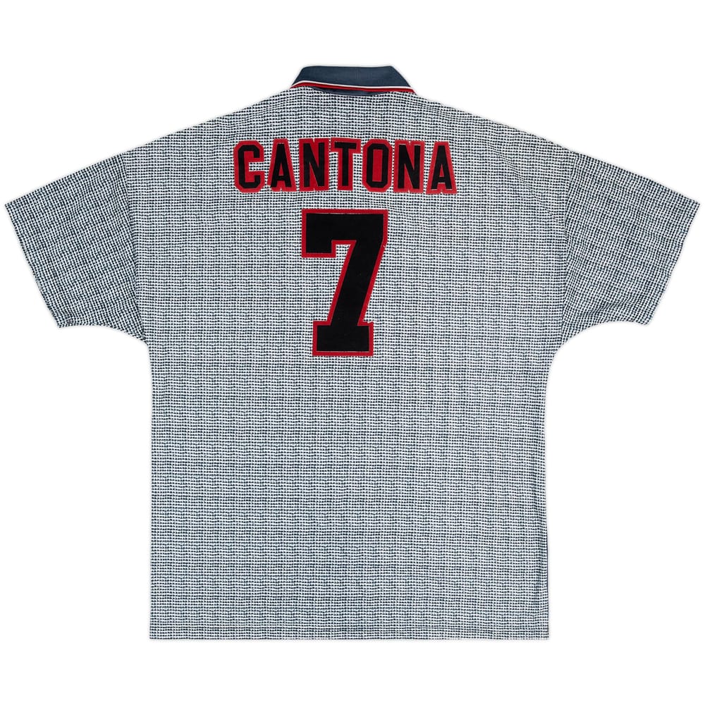 1995-96 Manchester United Away Shirt Cantona #7 - 8/10 - (XL)