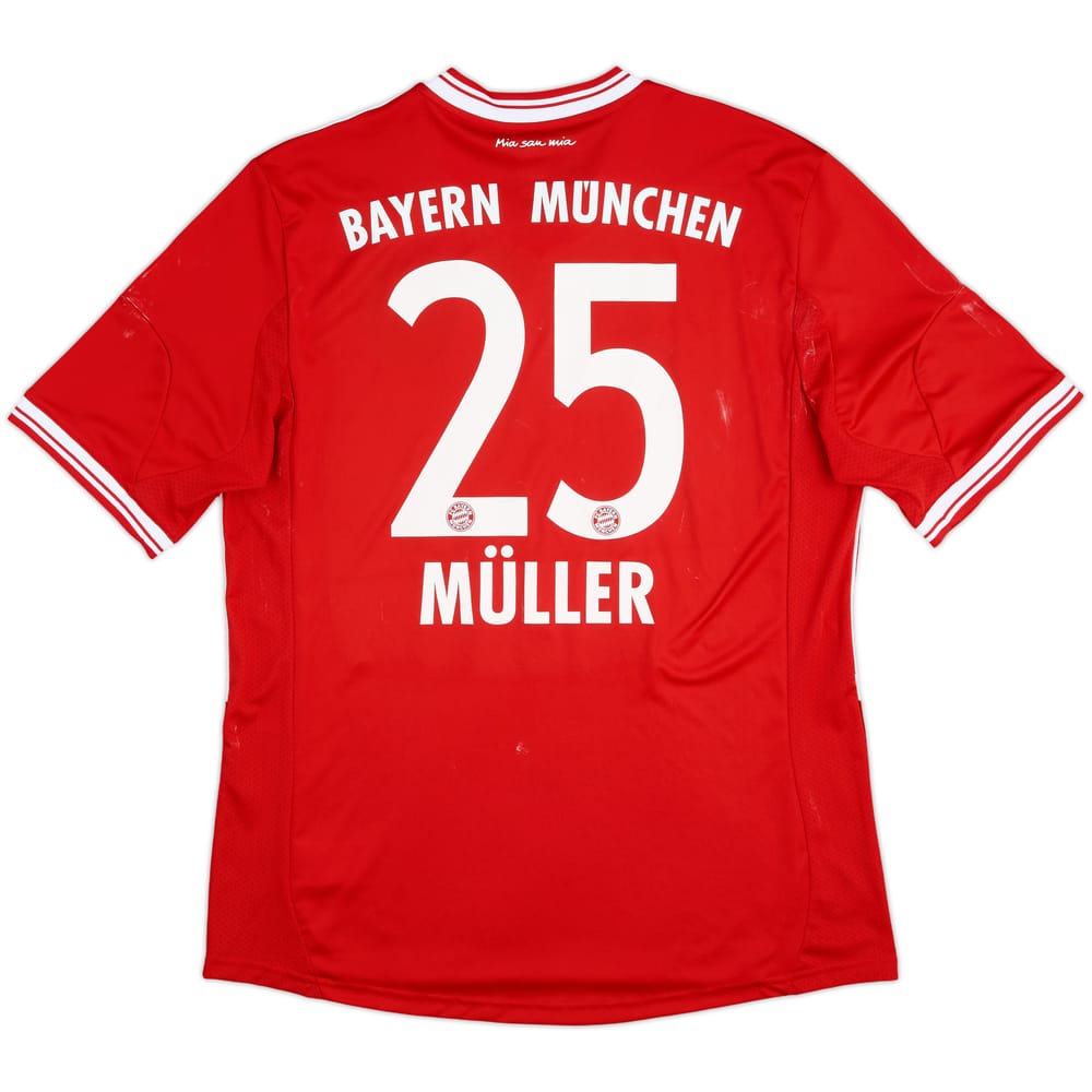 2013-14 Bayern Munich Home Shirt Muller #25 - 7/10 - (L)