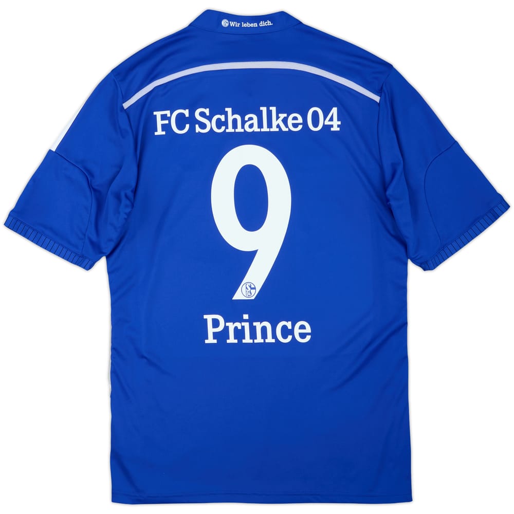 2014-16 Schalke Home Shirt Prince #9 - 8/10 - (L)