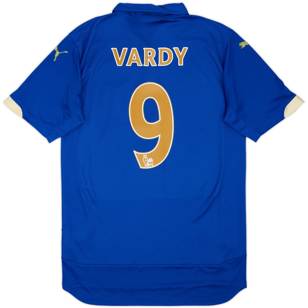 2014-15 Leicester Home Shirt Vardy #9 - 5/10 - (M)