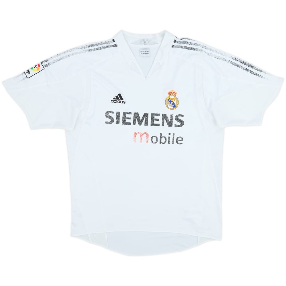 2004-05 Real Madrid Home Shirt - 4/10 - (L)