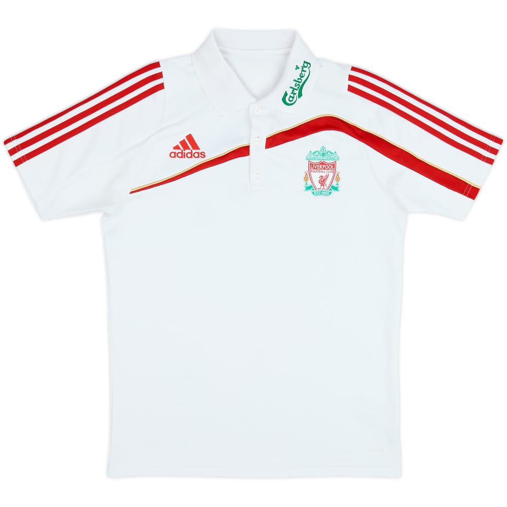 2009-10 Liverpool adidas Polo Shirt - 7/10 - (L)