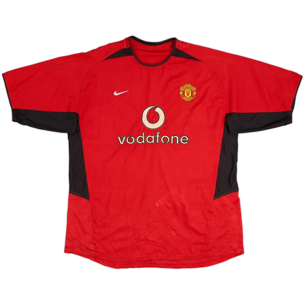 2002-04 Manchester United Home Shirt - 5/10 - (L)