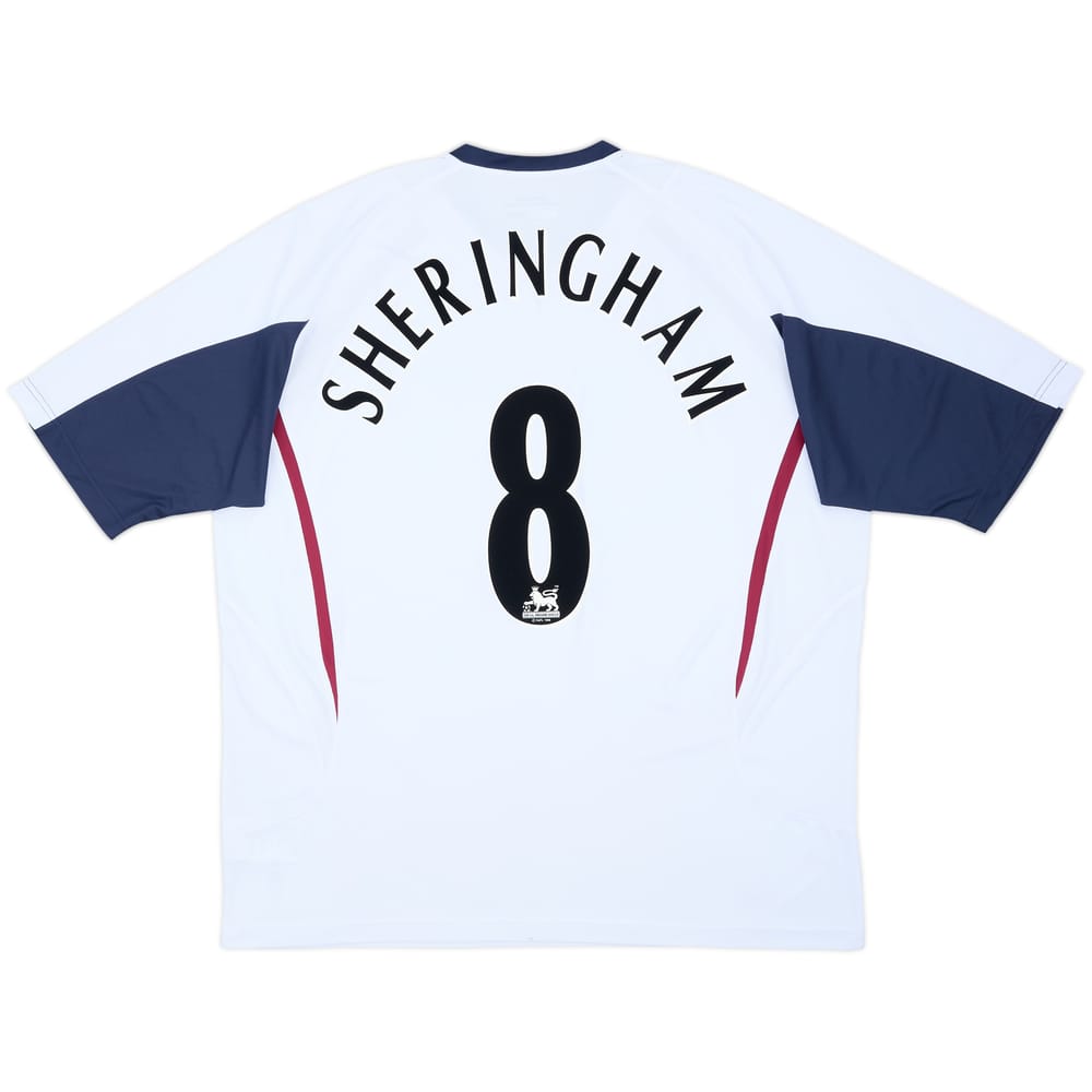 Camiseta de visitante del West Ham 2005-06 Sheringham #8 - 8/10 - (XXL)