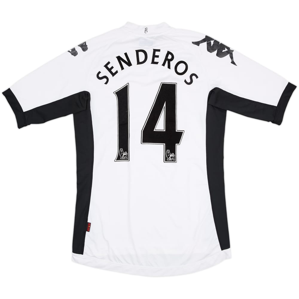 2011-12 Fulham Home Shirt Senderos #15 - 6/10 - (XL)