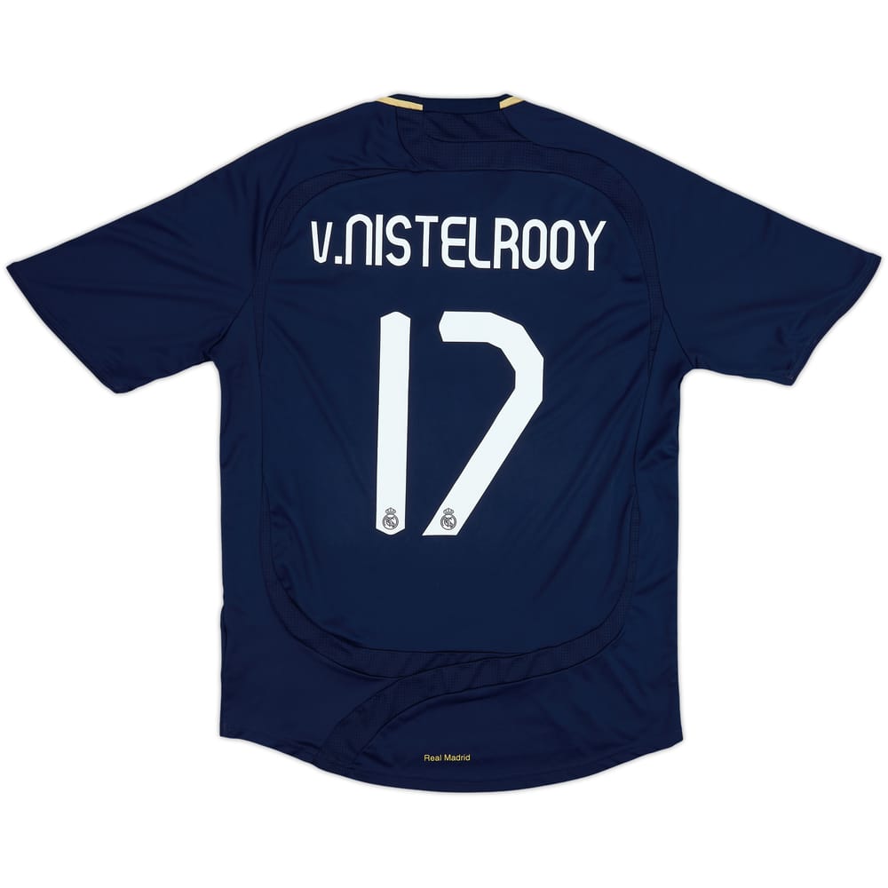 2007-08 Real Madrid Away Shirt v.Nistelrooy #17 - 9/10 - (M)