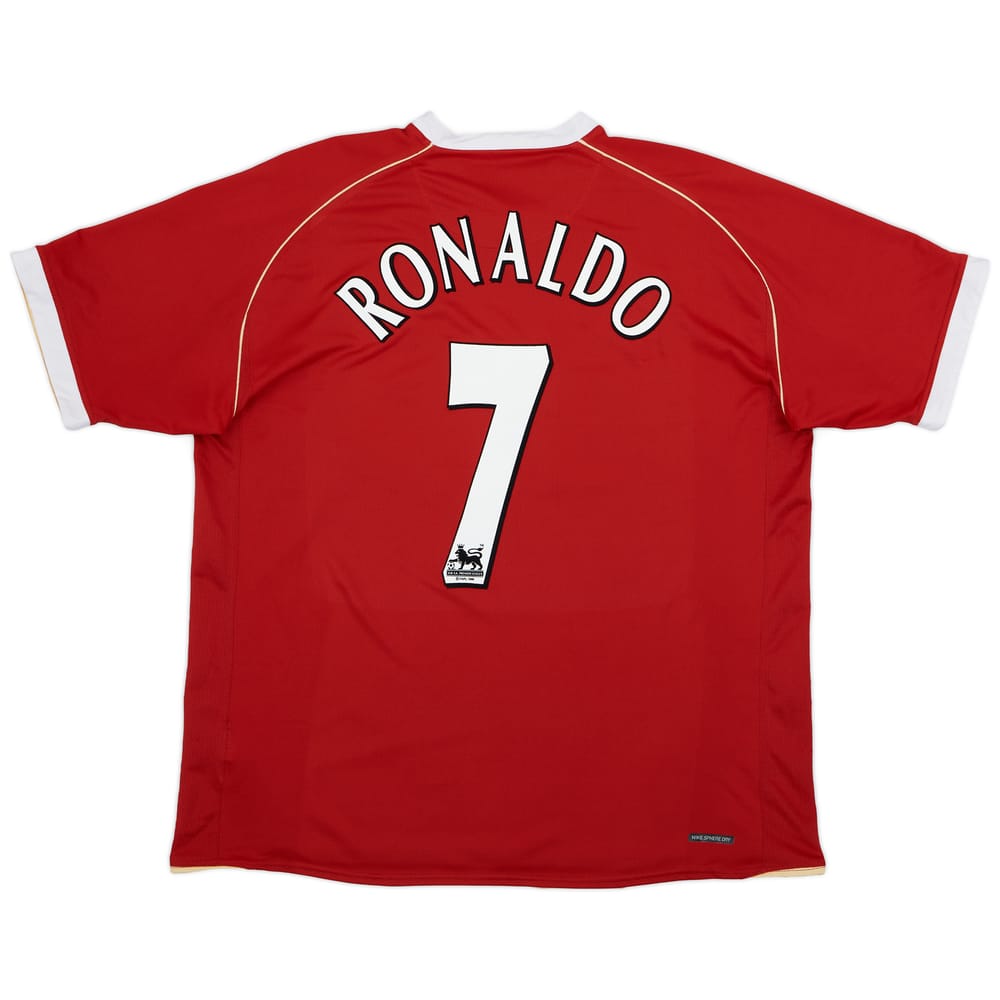 2006-07 Manchester United Home Shirt Ronaldo #7 - 8/10 - (XXL)