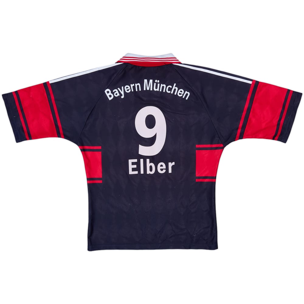 1997-99 Bayern Munich Home Shirt Elber #9 - 8/10 - (S)