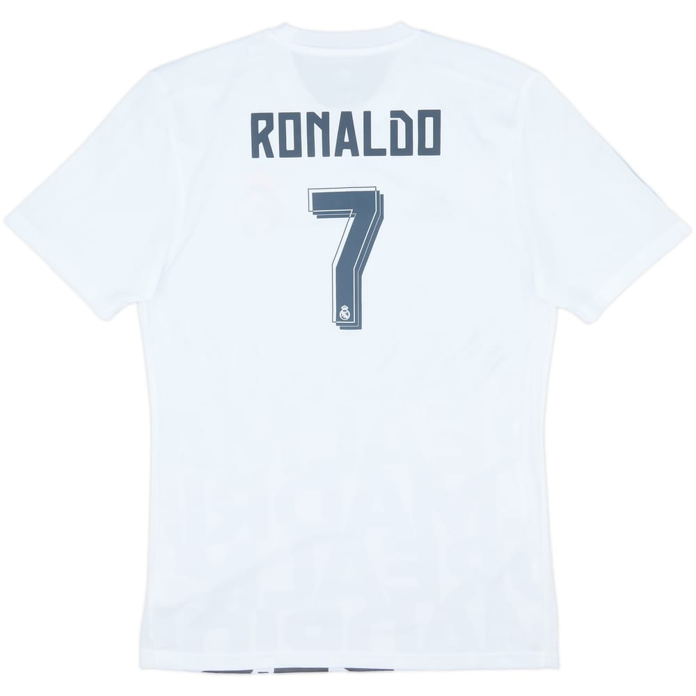 2015-16 Real Madrid adidas Training Shirt Ronaldo #7 - 9/10 - (M)