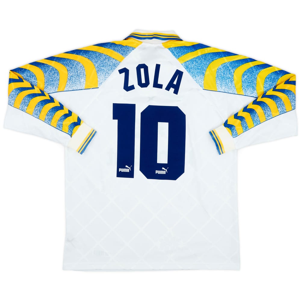 1995-97 Parma Home L/S Shirt Zola #10 - 9/10 - (M)