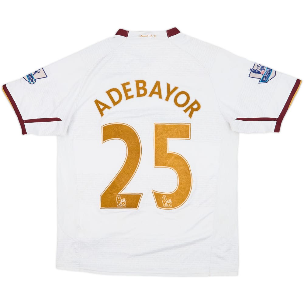 2007-08 Arsenal Away Shirt Adebayor #25 - 5/10 - (M)