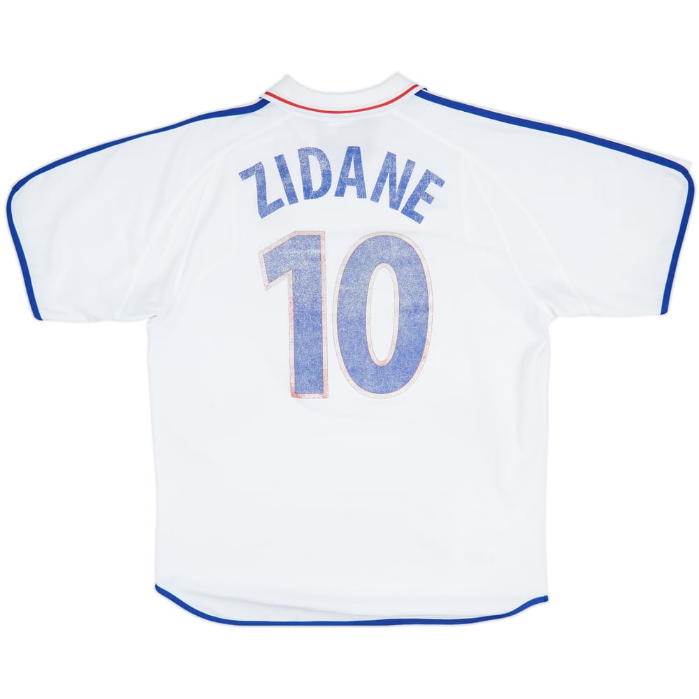 2000-02 France Away Shirt Zidane #10 - 4/10 - (L)