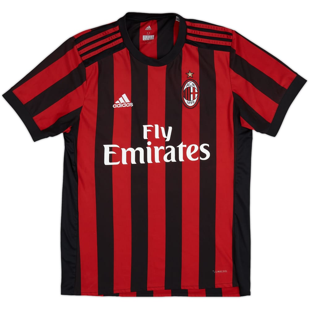 2017-18 AC Milan Home Shirt - 7/10 - (M)