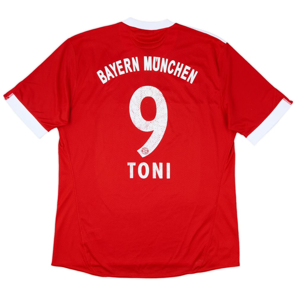 2009-10 Bayern Munich Home Shirt Toni #9 - 7/10 - (XL)