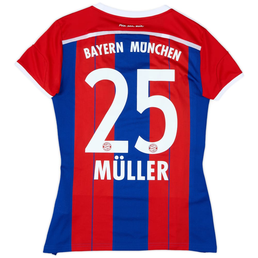 2014-15 Bayern Munich Home Shirt Muller #25 - 10/10 - (Women's M)