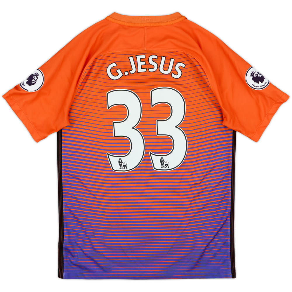 2016-17 Manchester City Third Shirt G.Jesus #33 - 10/10 - (S)