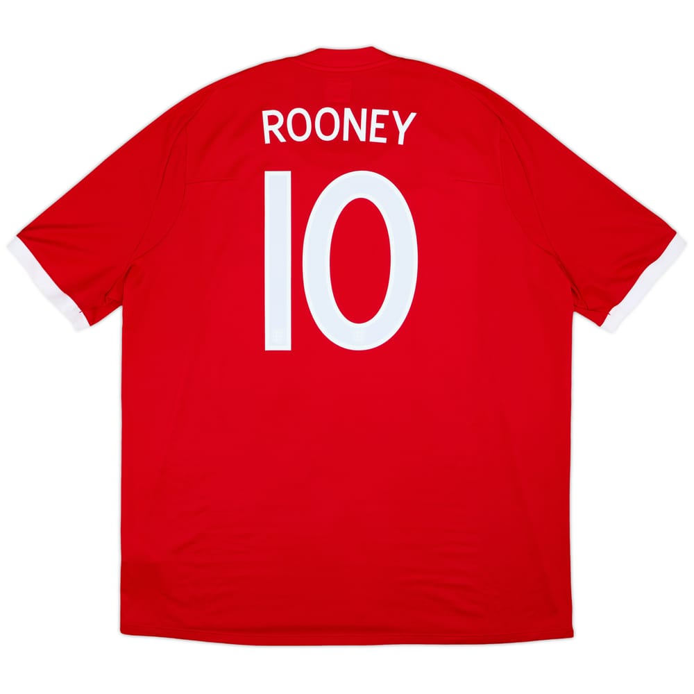 2010-11 England 'South Africa' Away Shirt Rooney #10 - 7/10 - (4XL)