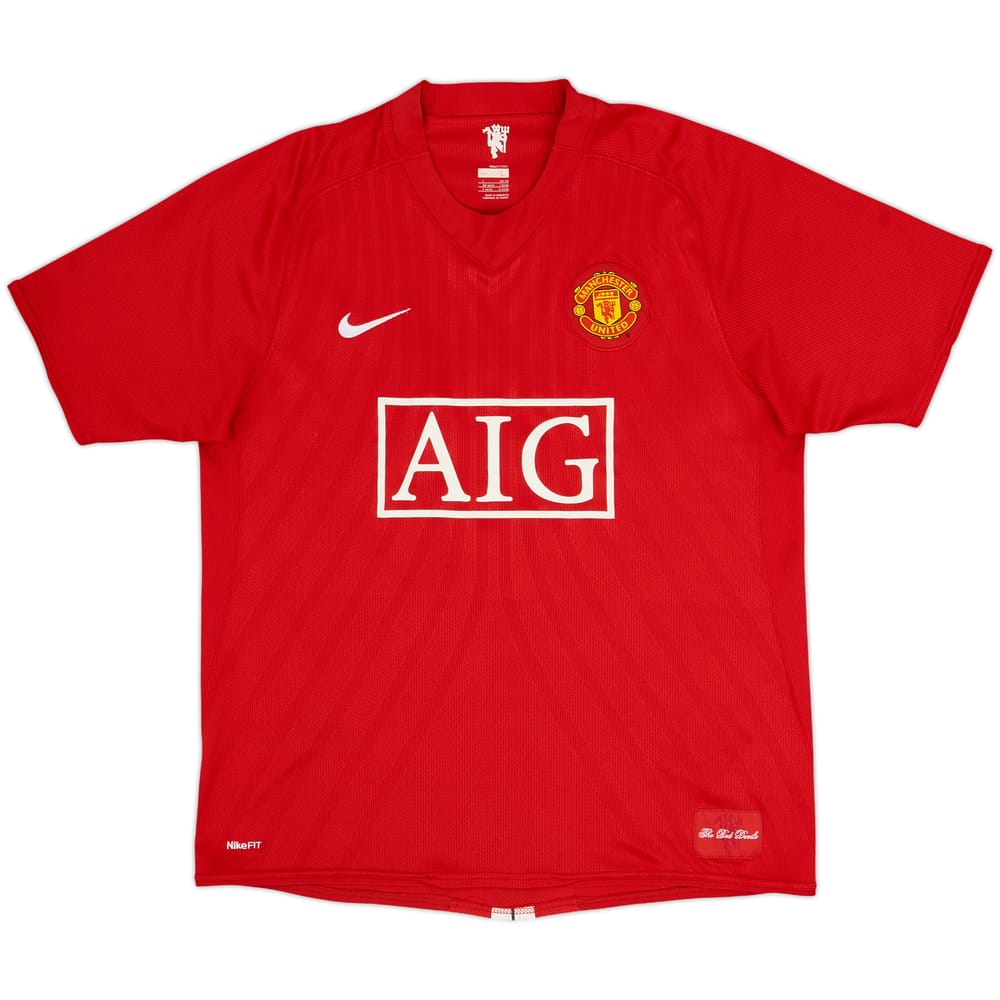 2007-09 Manchester United Home Shirt #32 - 5/10 - (L)