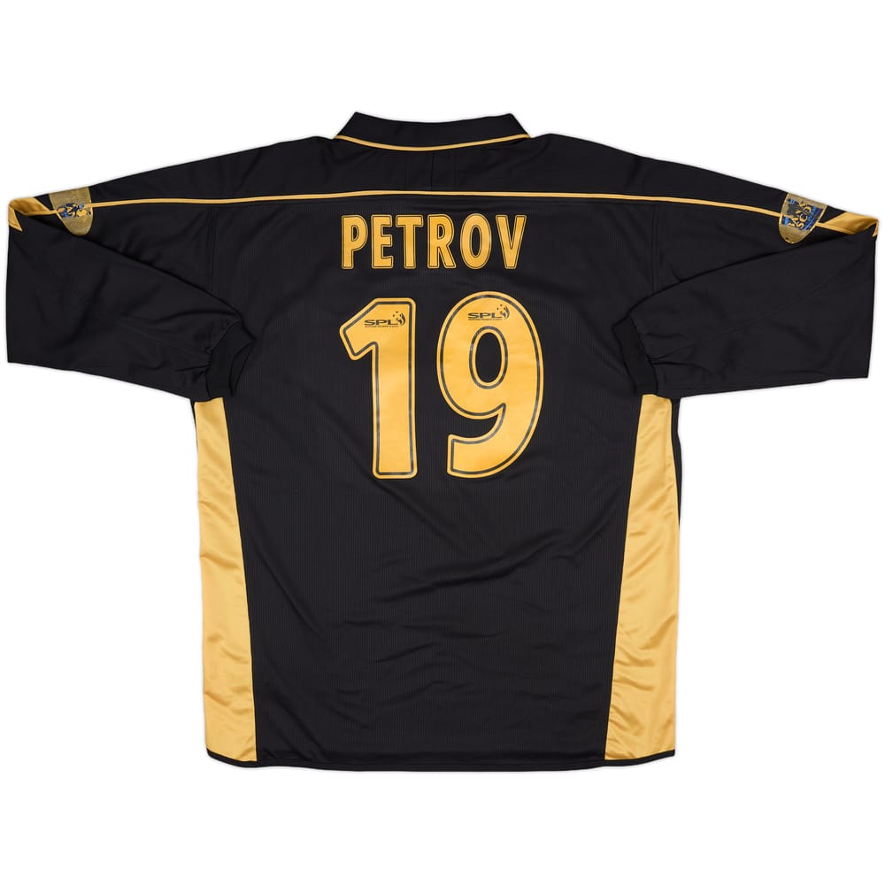 2003-04 Celtic Away L/S Shirt Petrov #19 - 7/10 - (XL)