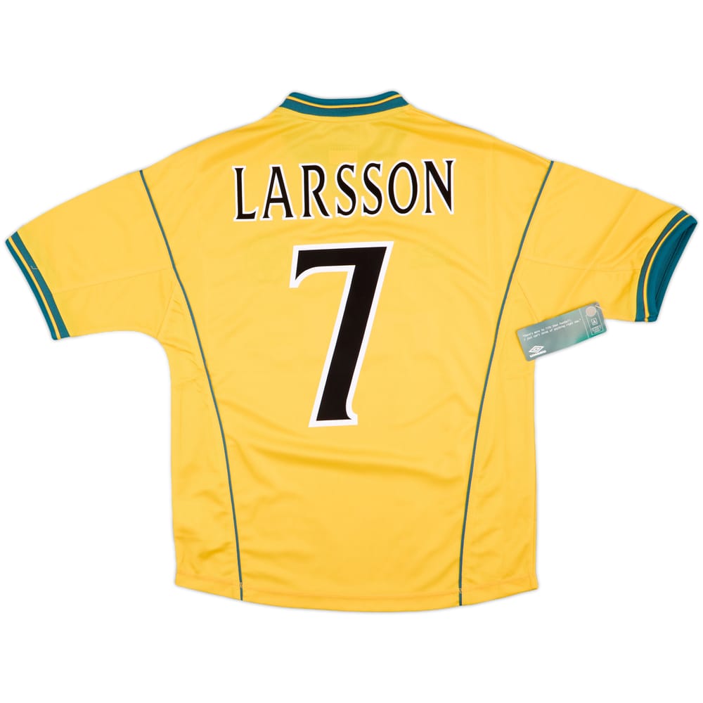 2000-02 Celtic Away Shirt Larsson #7 (Y)