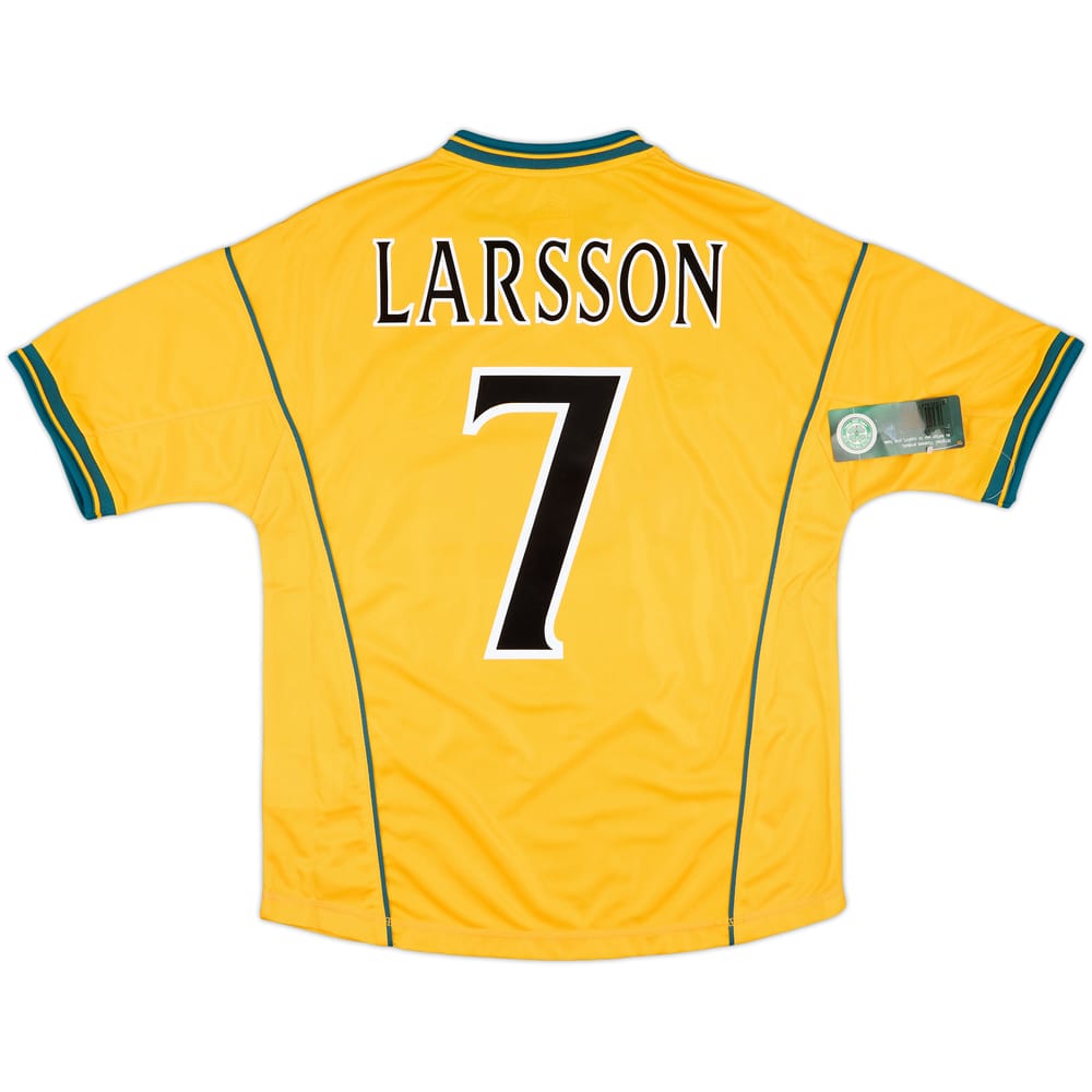 2000-02 Celtic Away Shirt Larsson #7 (Y)
