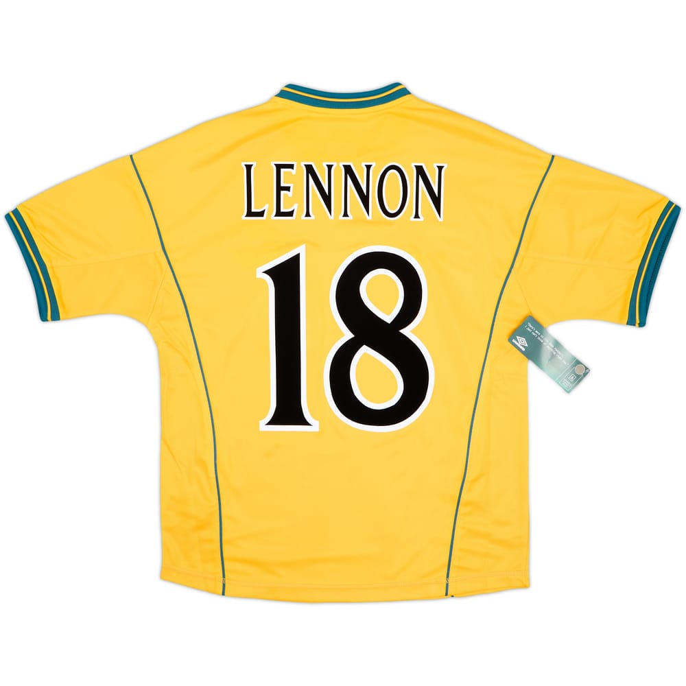 2000-02 Celtic Away Shirt Lennon #18 (15-16 Years)