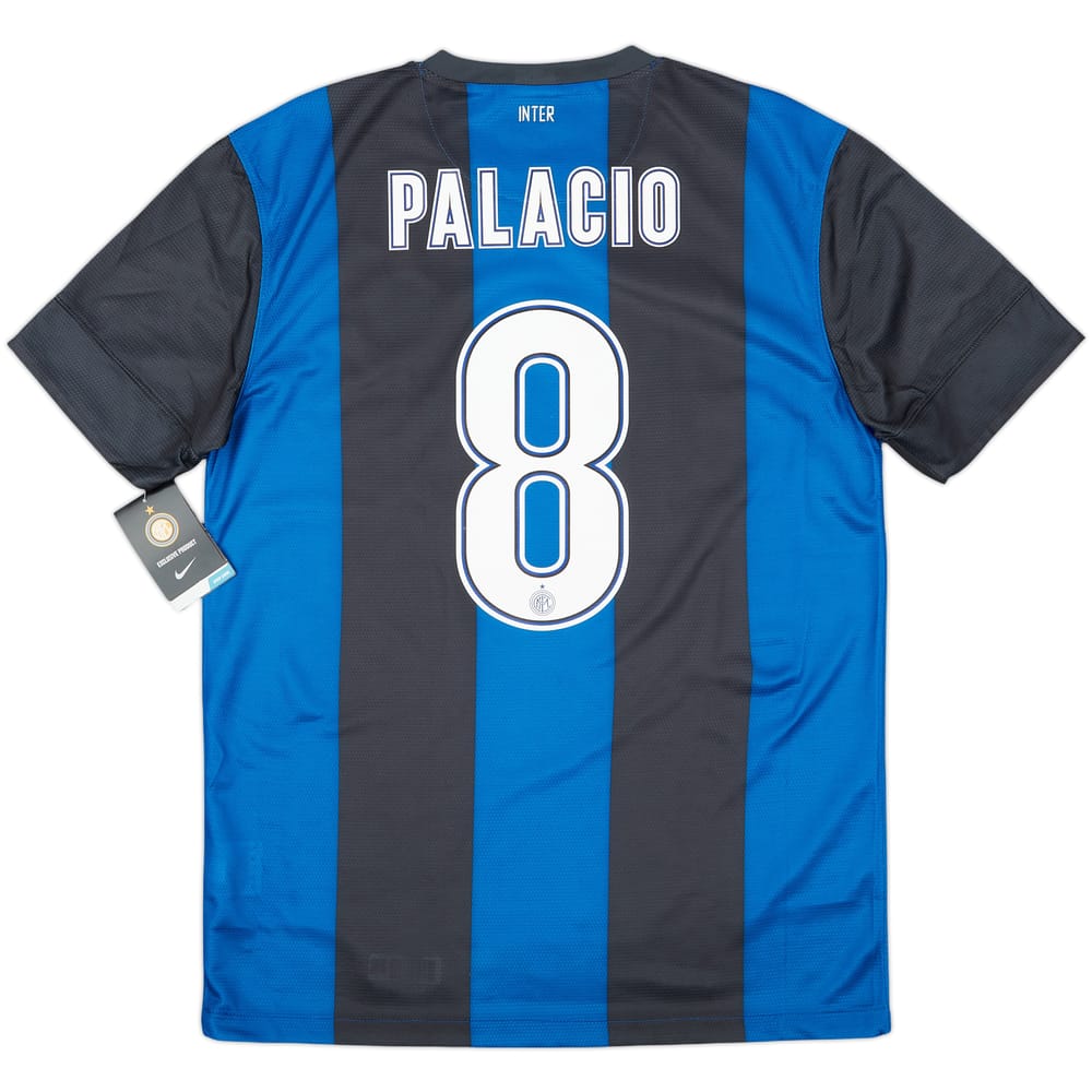 2012-13 Inter Milan Home Shirt Palacio #8 (M)