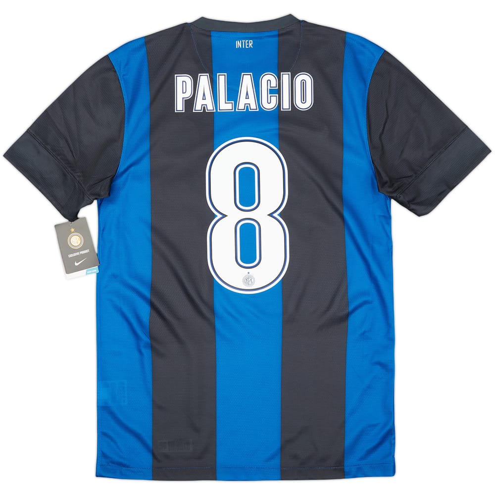 2012-13 Inter Milan Home Shirt Palacio #8 (S)