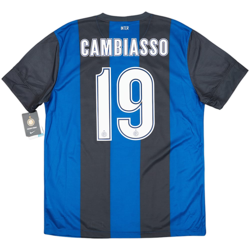 2012-13 Inter Milan Home Shirt Cambiasso #19 (L)