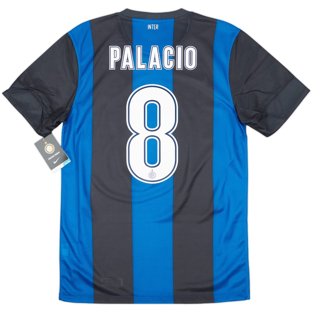 2012-13 Inter Milan Home Shirt Palacio #8 (S)