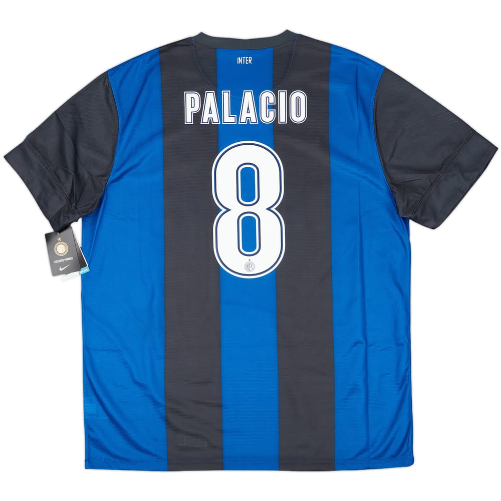 2012-13 Inter Milan Home Shirt Palacio #8 (XL)