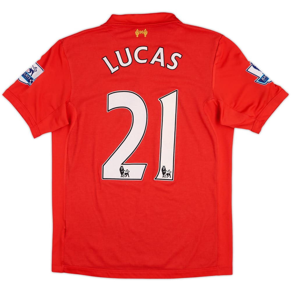 2012-13 Liverpool Home Shirt Lucas #21 - 6/10 - (M)