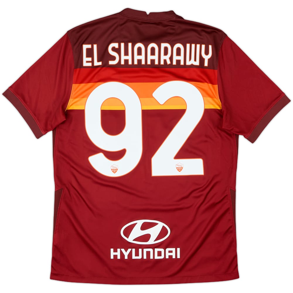 2020-21 Roma Home Shirt El Shaarawy #92 - 8/10 - (M)