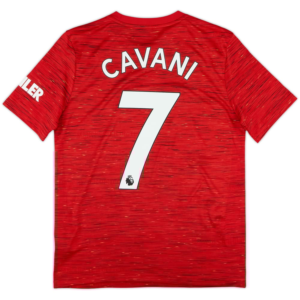 2020-21 Manchester United Home Shirt Cavani #7 - 9/10 - (L.Boys)